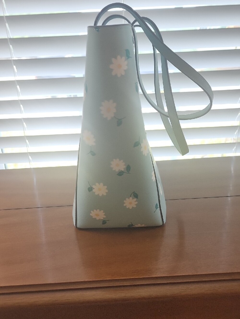kate spade blue daisy print tote - Picture 12 of 15